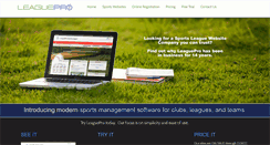Desktop Screenshot of leaguepro.com